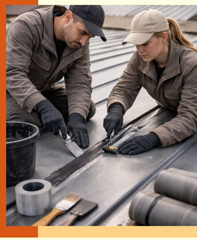 Гидроизоляция фальцевой кровли в Кунгуре качественно и надежно