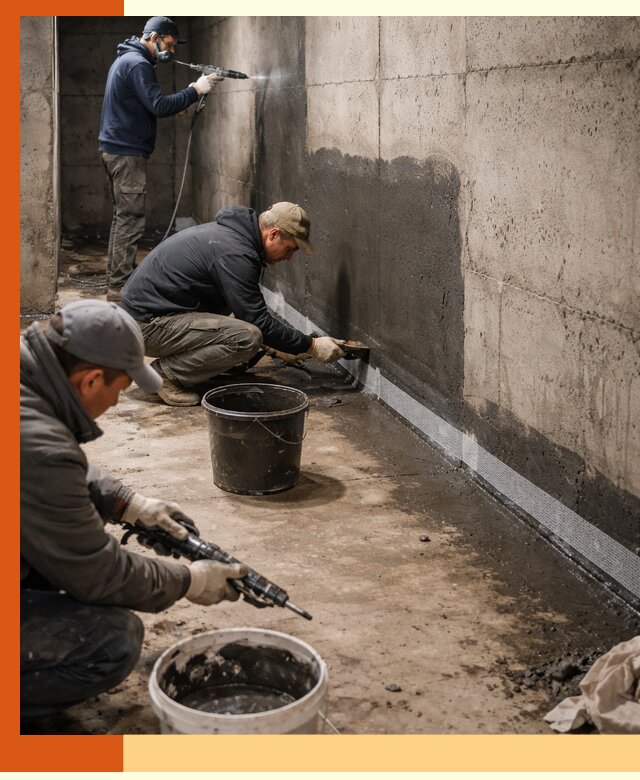 Гидроизоляция подвала в Кунгуре — комплексная защита от влаги