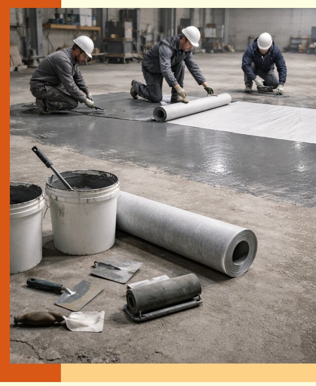 Гидроизоляция промышленного пола в Кунгуре — защита и долговечность