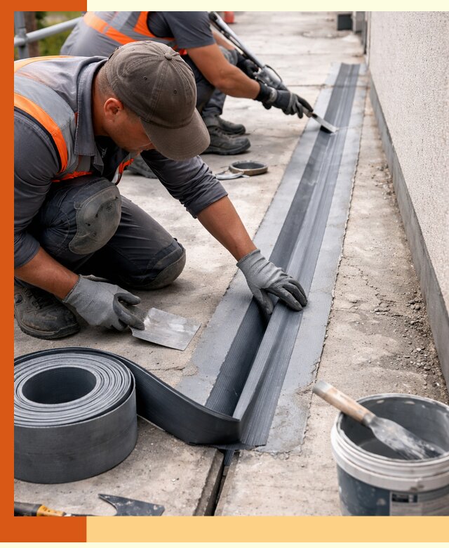 Гидроизоляция деформационного шва в Кунгуре профессионально и надежно