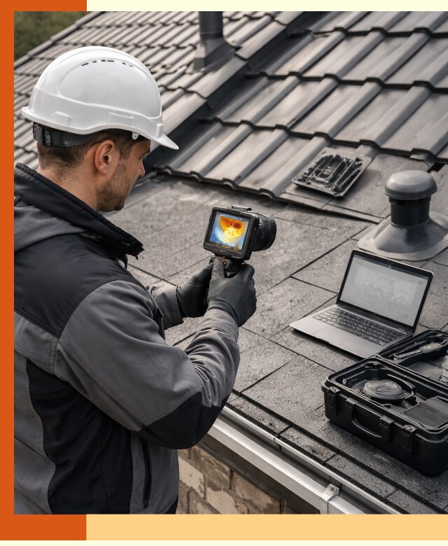 Тепловизионное обследование кровли в Кунгуре для выявления дефектов