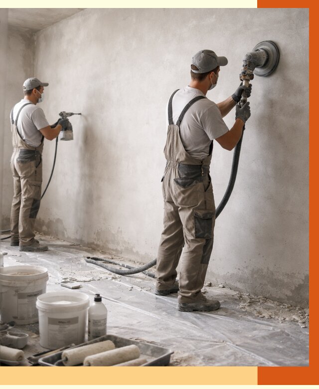 Подготовка поверхности под напыление в Кунгуре от 1231 руб. — ТепломастерКнг